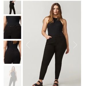 Warp+Weft JFK Skinny Jean Plus Jet Black